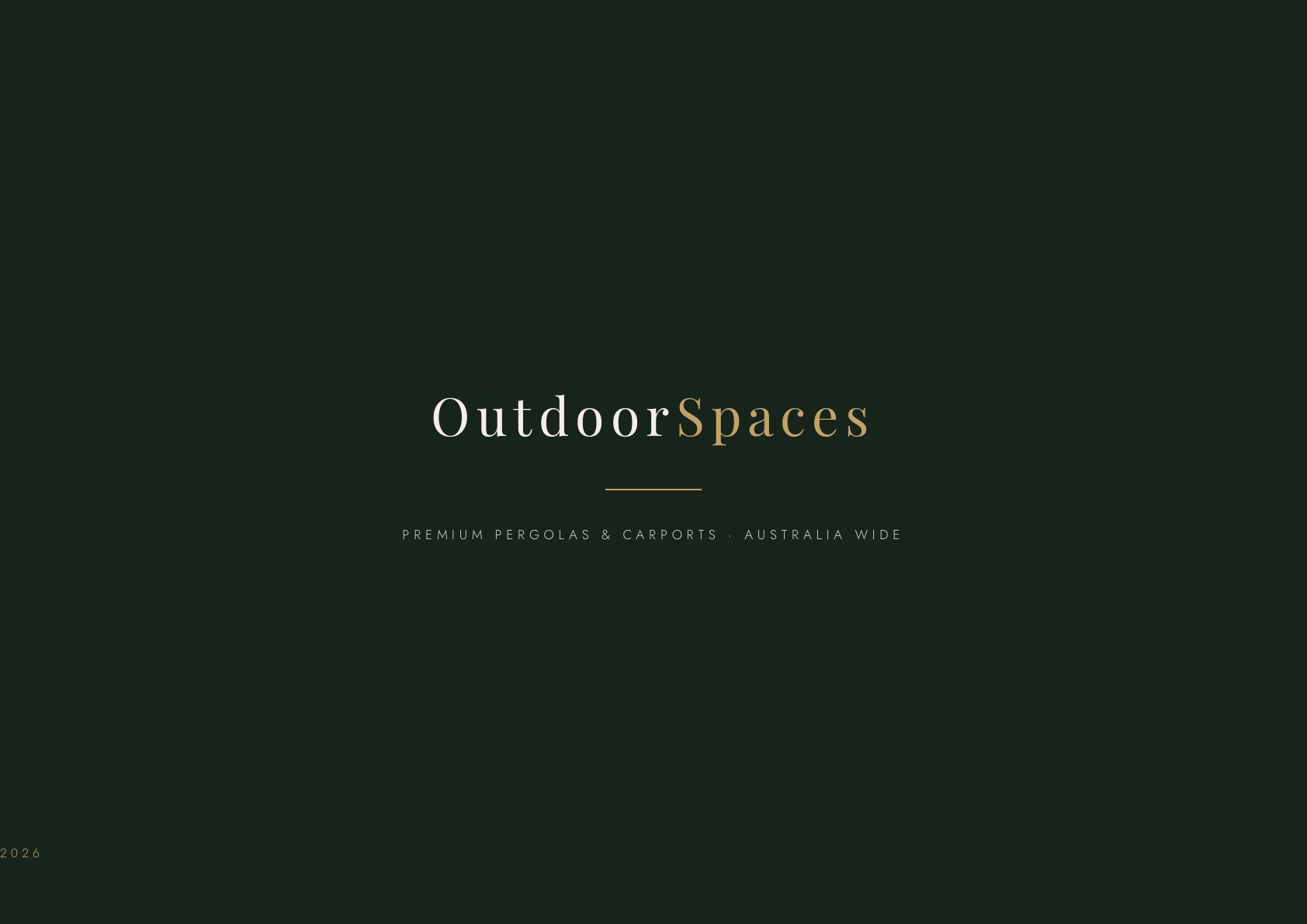 Outdoor Spaces brochure, page 1 of 11