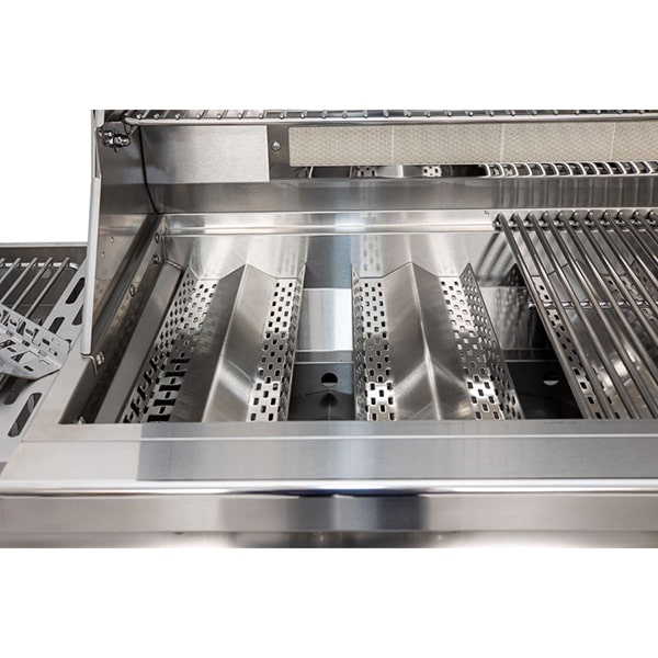 Outdoor kitchen worktop and weather-ready cabinetry detail